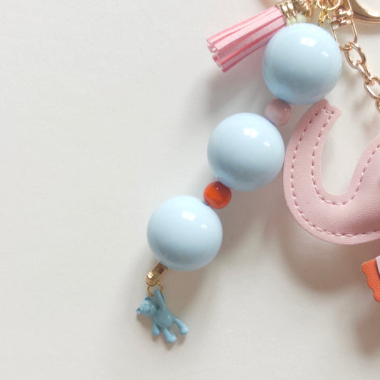 Pink Elephant Keychain