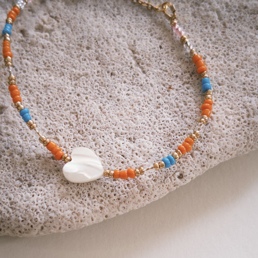 Pearl Heart Bracelet
