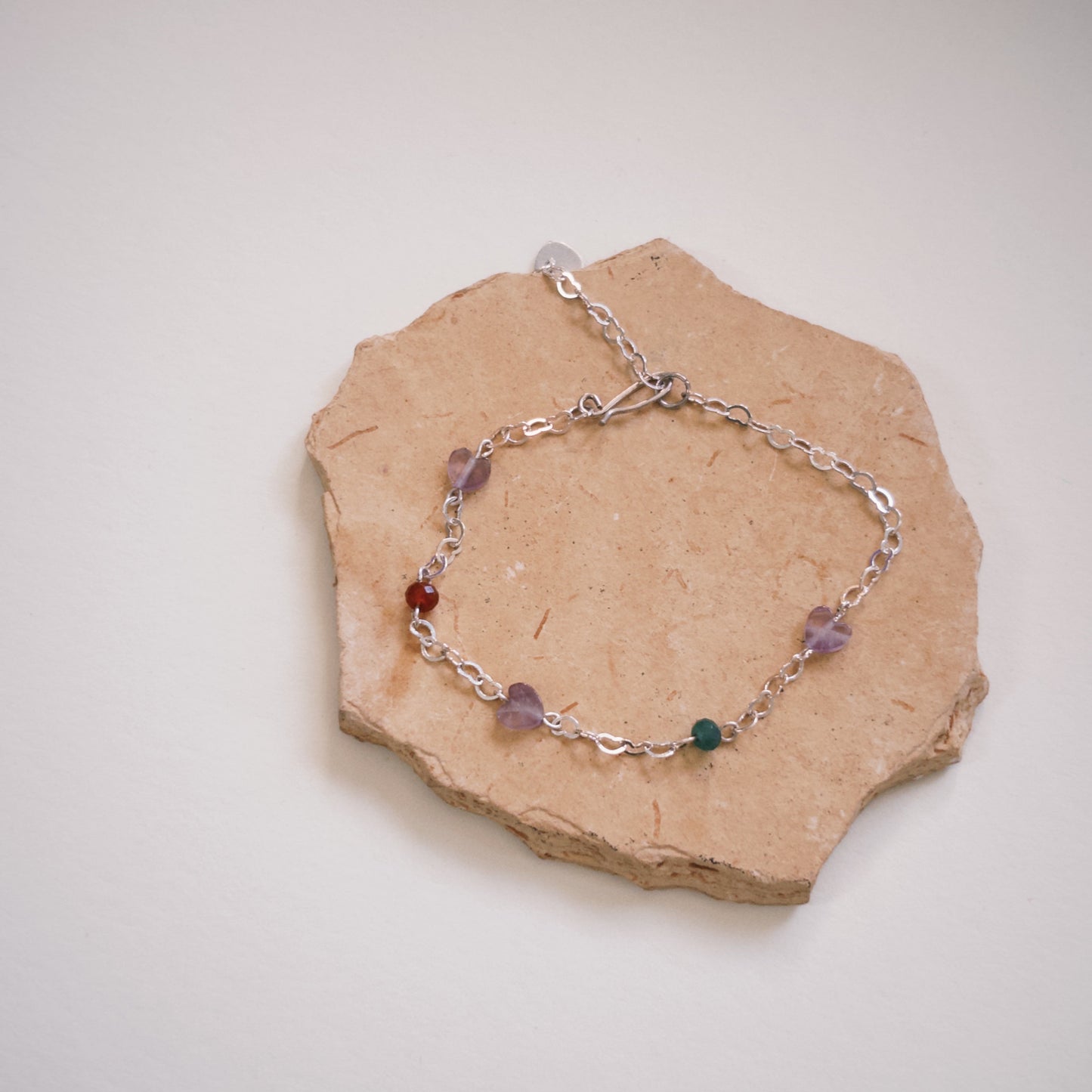 Heart Stone Bracelet