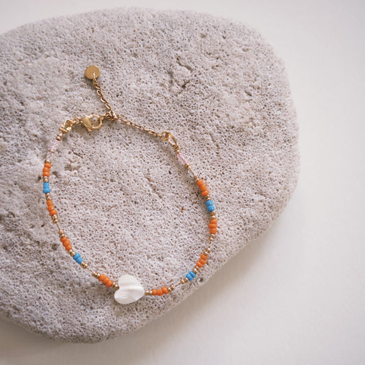 Pearl Heart Bracelet