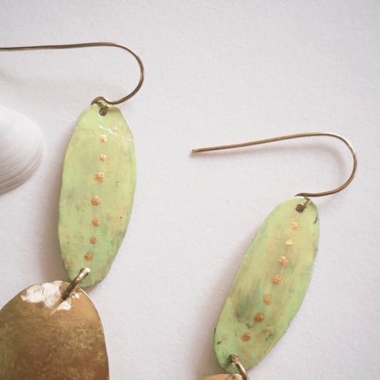 Summer Olive Earrings