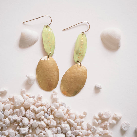 Summer Olive Earrings