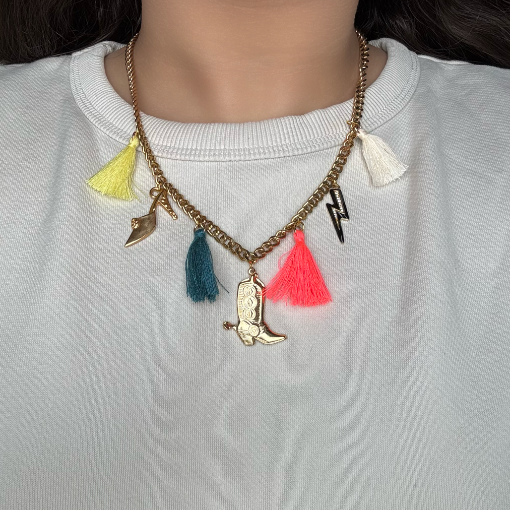 Confetti Charm Necklace