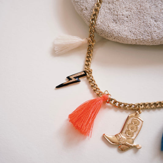 Confetti Charm Necklace