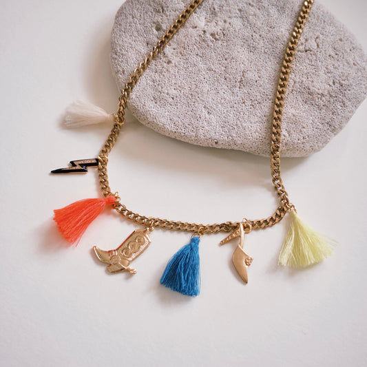 Confetti Charm Necklace